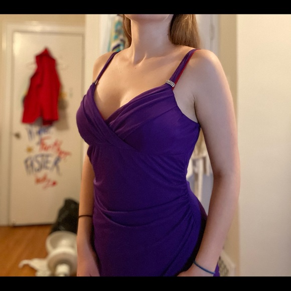 Purple Oasis Dress - Picture 4 of 6